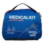 Mountain Series Explorer medical kit closed, showing the external kit map