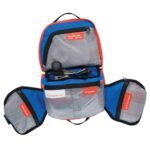 Mountain Series Explorer kit opened, showing the labelled injury-grouped pockets
