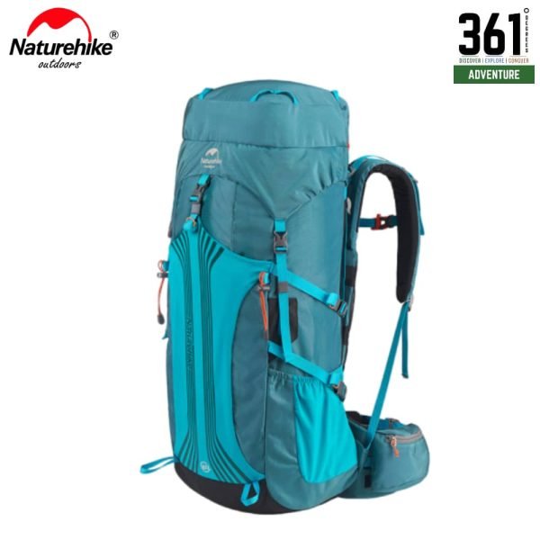 Naturehike 55L Hiking Backpack - Blue