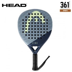HEAD VIBE 2026 Padel Racket – 350g Black/Yellow