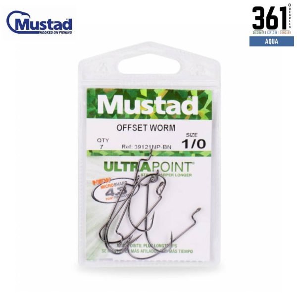 Mustad Offset Worm Hooks