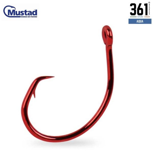 Mustad Demon Circle Red Hooks