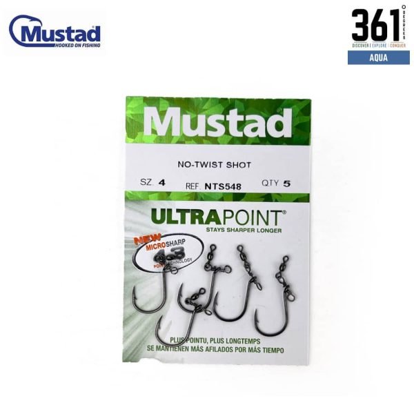 Mustad Ultra Point No-Twist Shot Hooks
