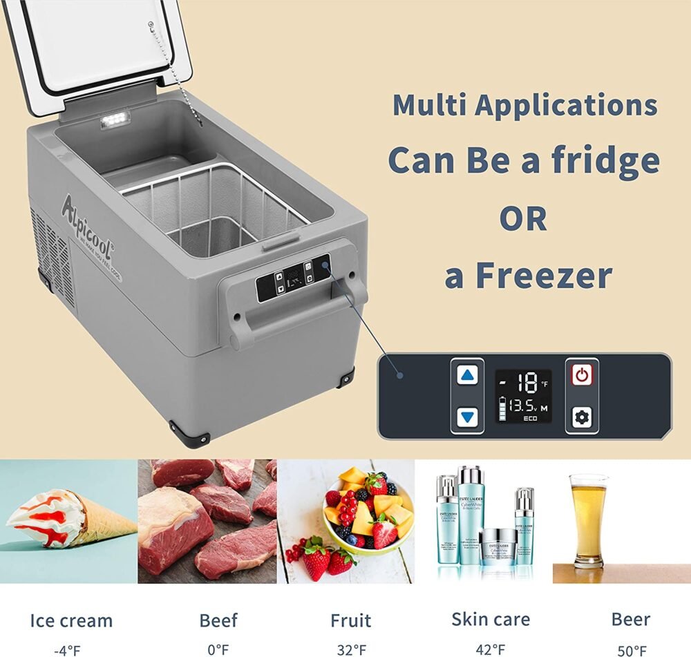 Alpicool CF35 / CF45 / CF55 Portable Dual Zone Car Fridge