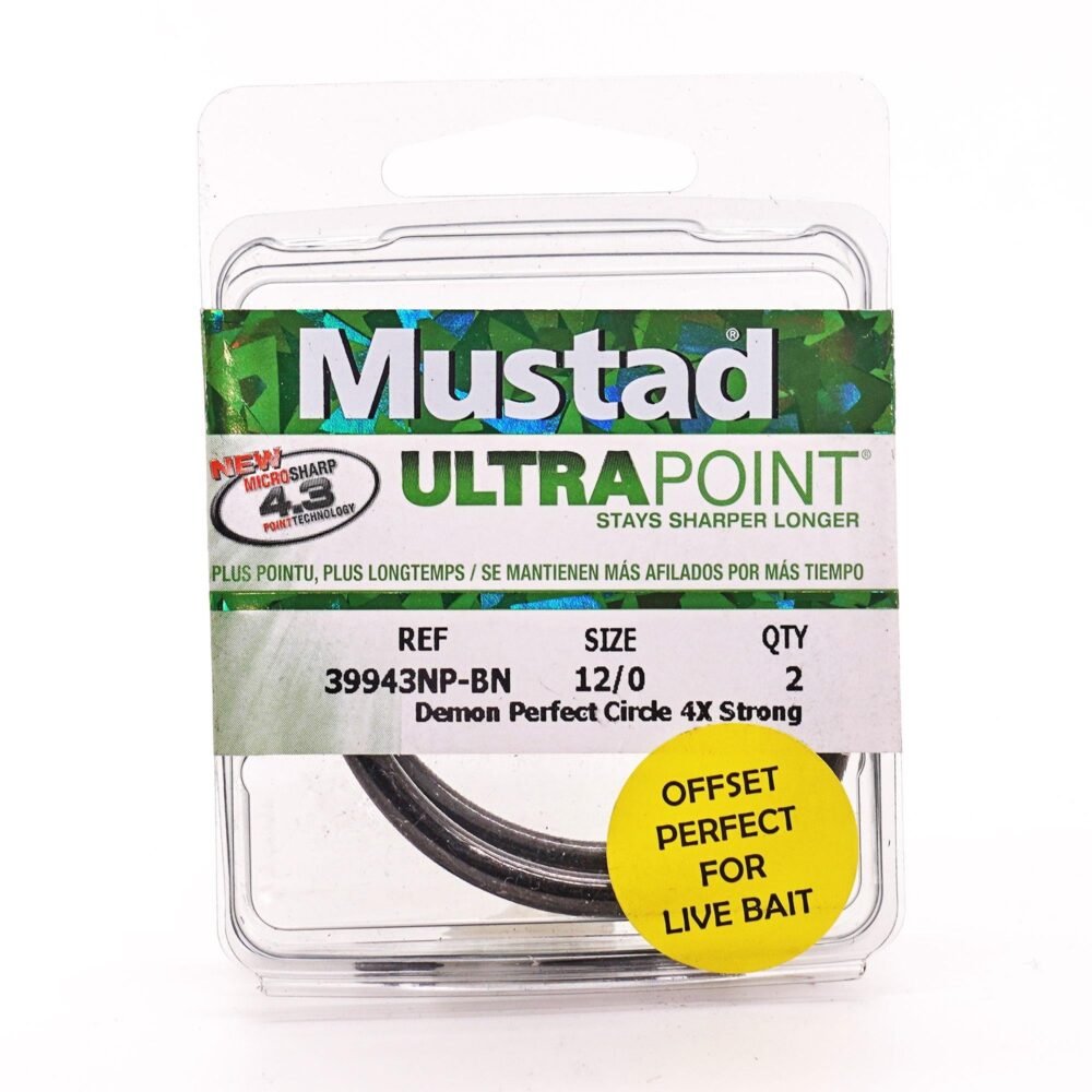 Mustad Demon Circle Hook - Black Nickel