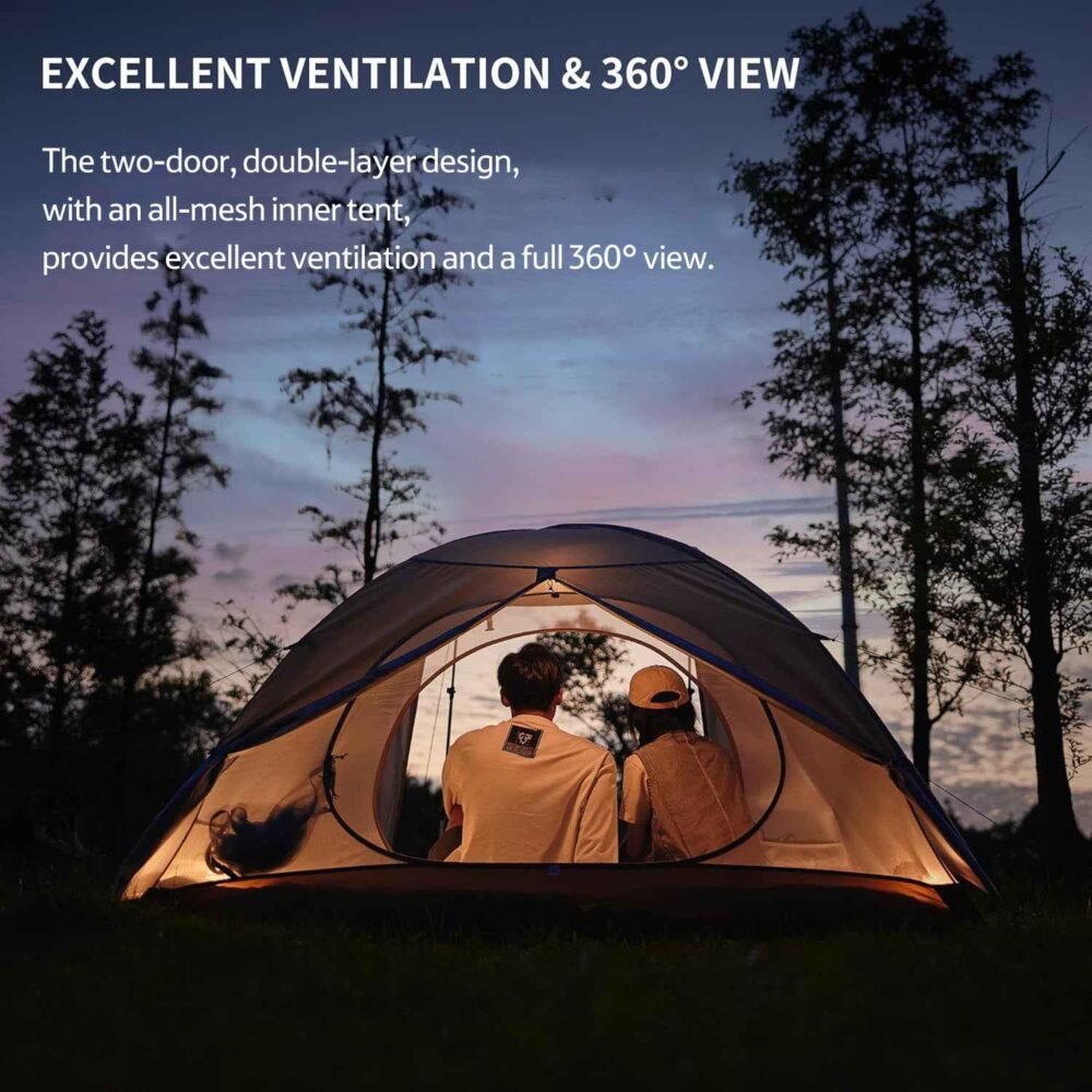 Naturehike Cloud River 3 Person Backpacking Tent – Model CNK2300ZP024