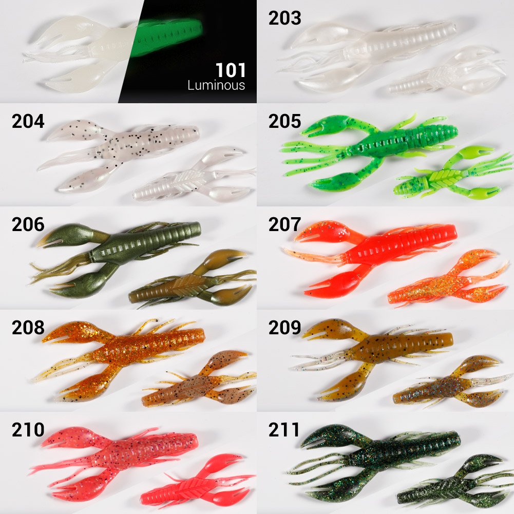 Noeby 5499 Alive Craws 4 in Soft Lure - 9.5 cm, 9 g