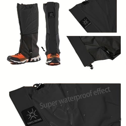 Waterproof Leg Gaiters for Hiking & Hunting – Lightweight Boot Protection