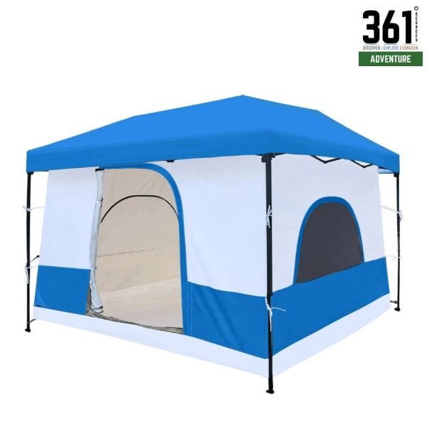 Pop-Up Canopy with Inner Tent - Blue