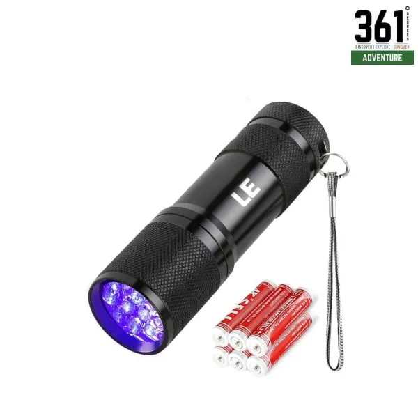 Lepro Small UV Blacklight Flashlight