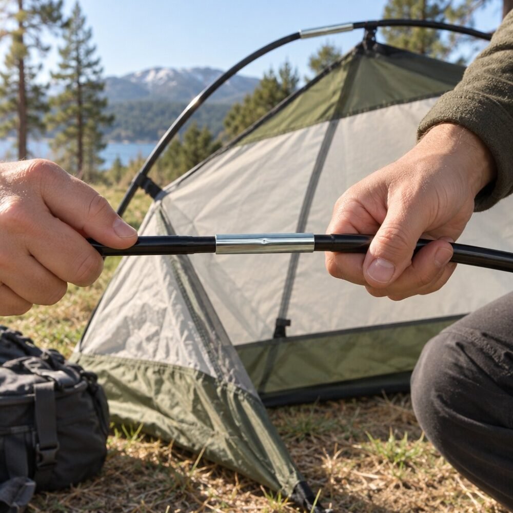 Metal Tent Pole Connectors – 7mm