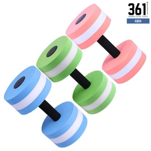 Water Barbell Floating Dumbbell - EVA Foam Aqua Fitness Weight (1 Piece)