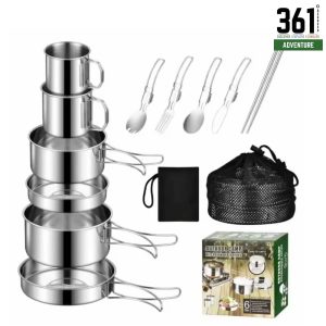 12PCS Adventure Camp Cook Set