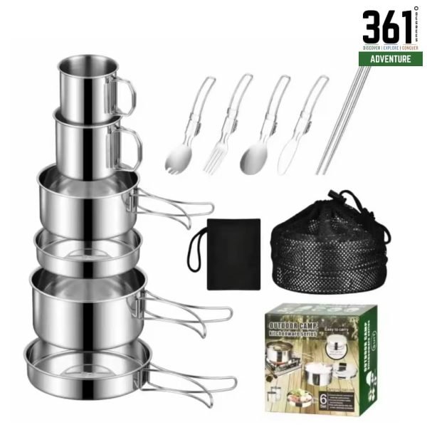 12PCS Adventure Camp Cook Set