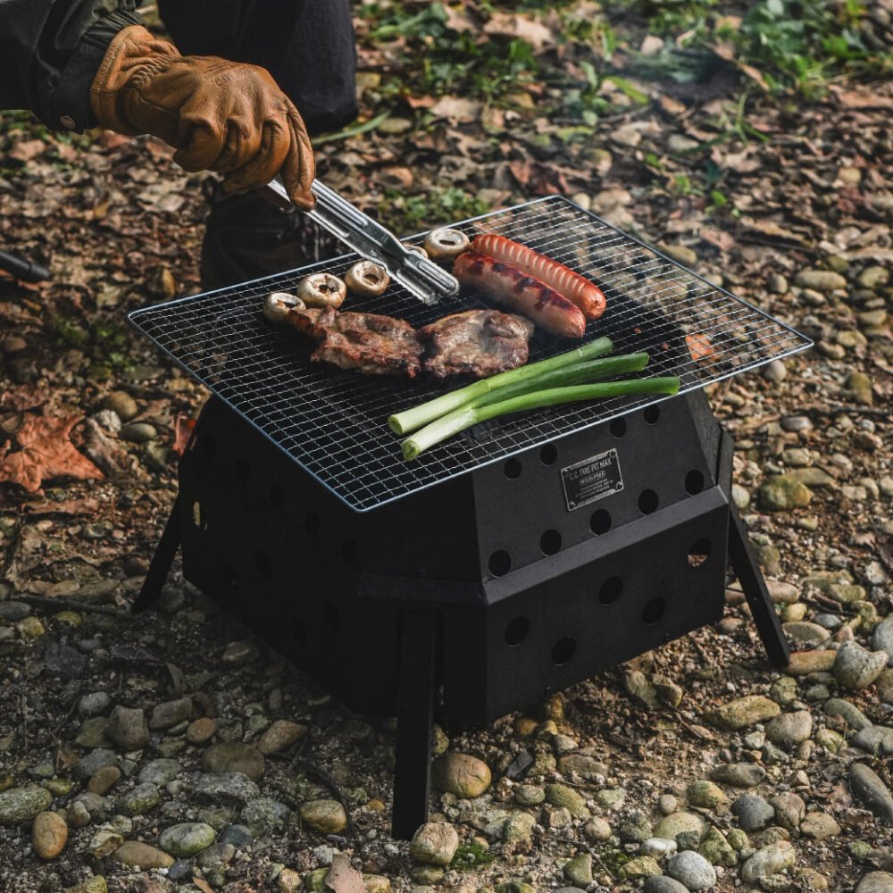 CARGO CONTAINER Fire Pit Max - Folding 430 Stainless Fire Pit