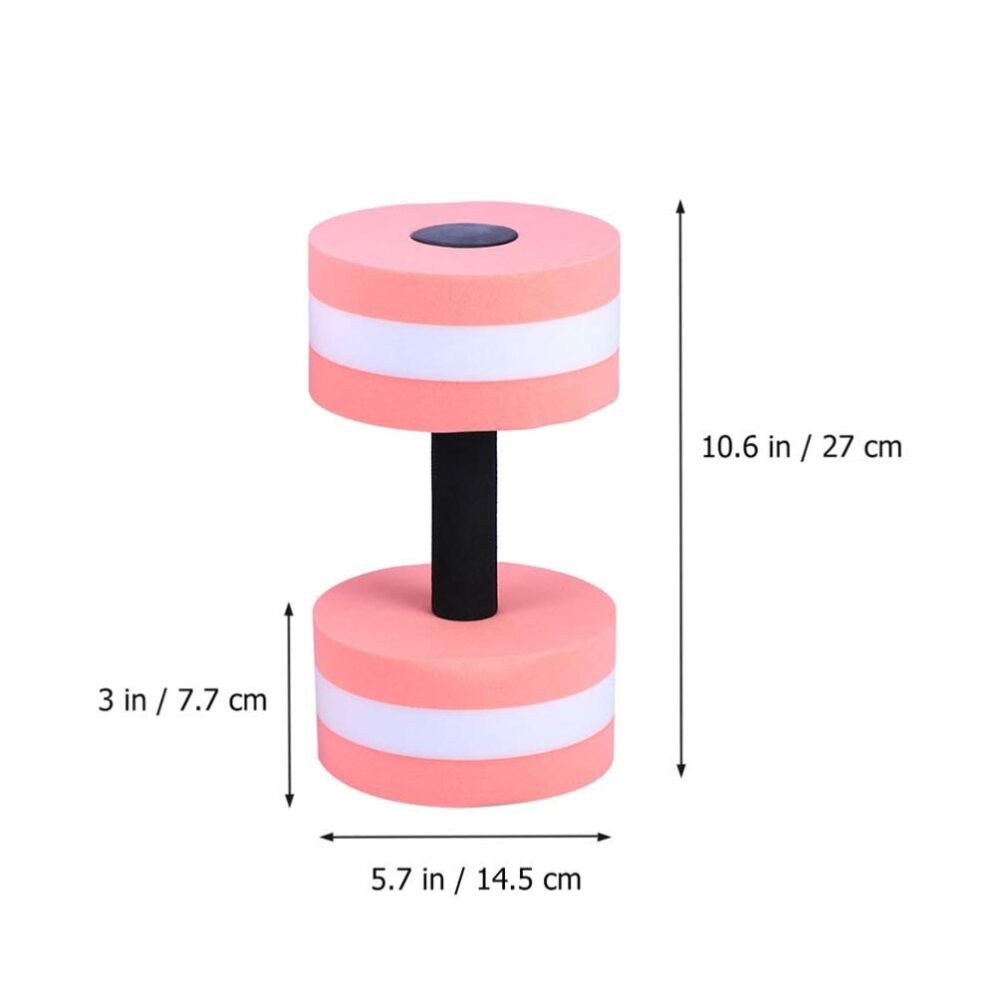 Water Barbell Floating Dumbbell - EVA Foam Aqua Fitness Weight (1 Piece)