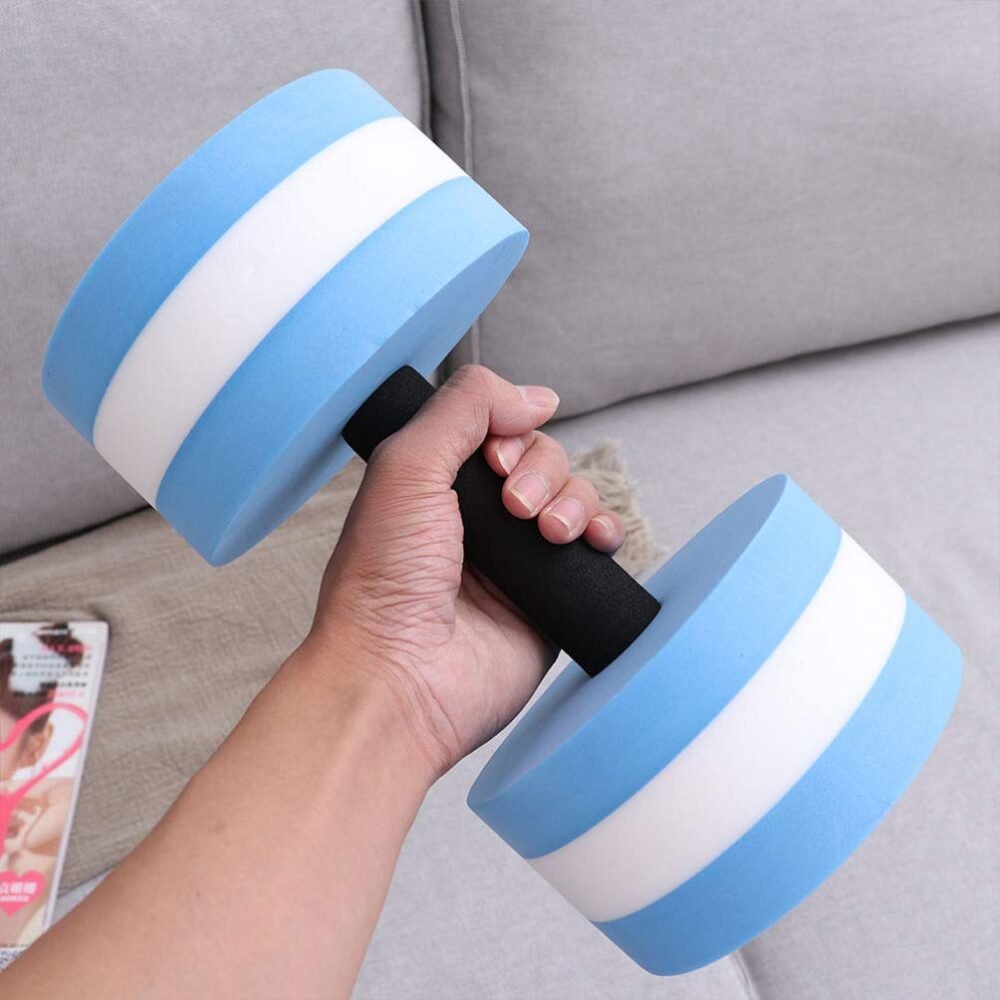Water Barbell Floating Dumbbell - EVA Foam Aqua Fitness Weight (1 Piece)