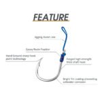 Noeby 8062-5X Single HD Assist Hook – Pre-Tied, Heavy Duty - view 3