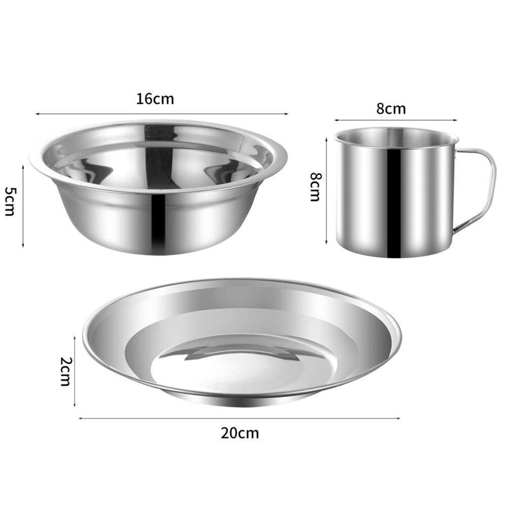 Outdoor Camping Cutlery Set for 1 Person