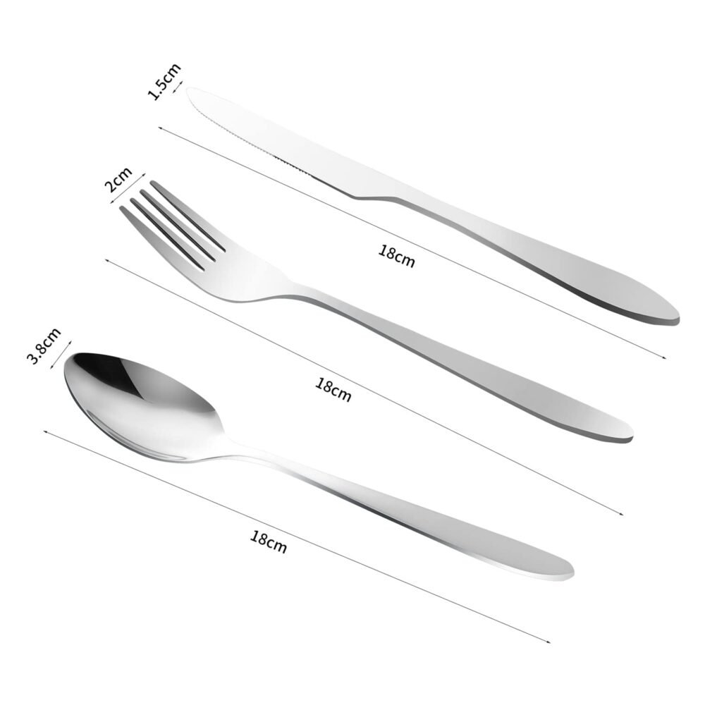 Outdoor Camping Cutlery Set for 1 Person