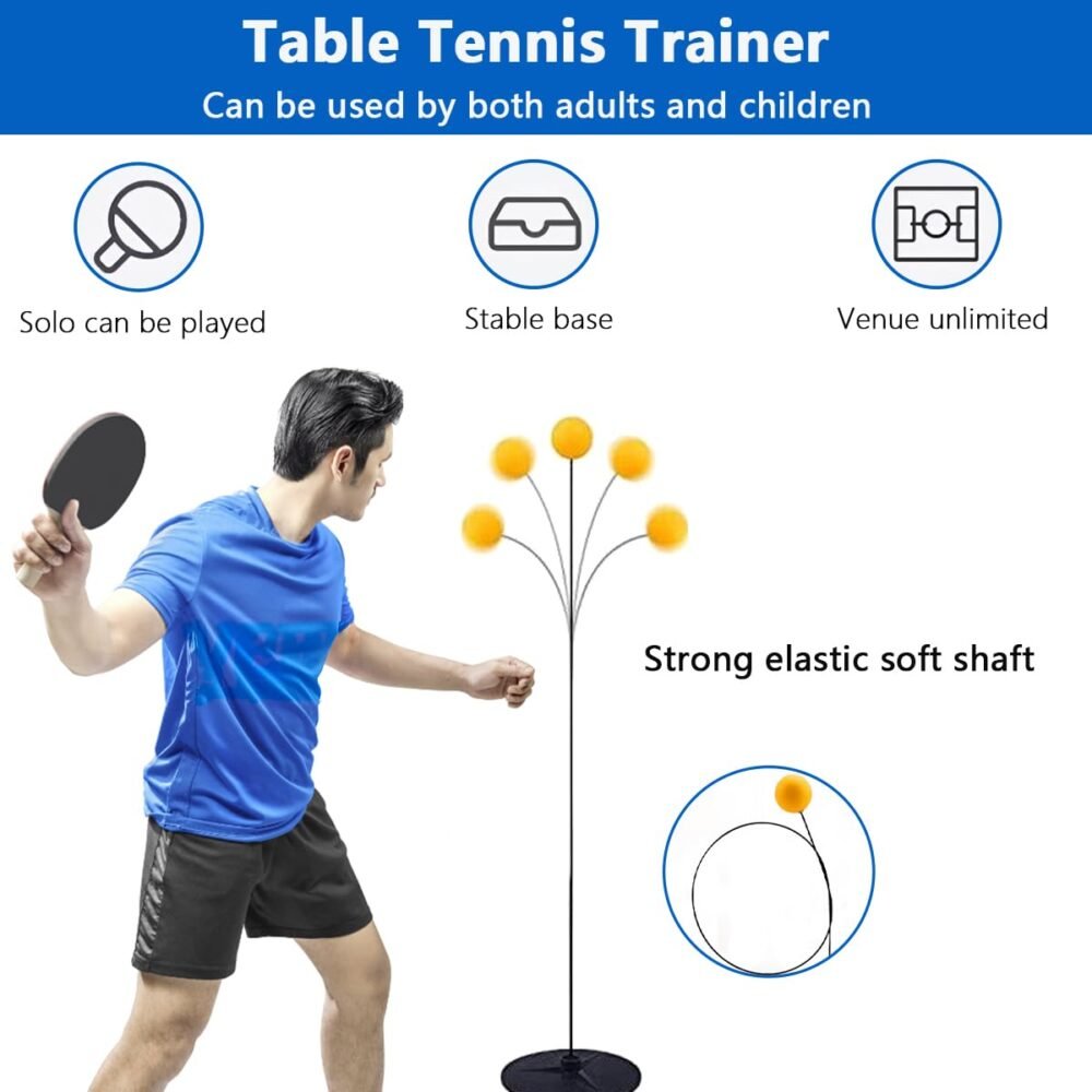Portable Table Tennis Paddle Set – Retractable Ping Pong Net