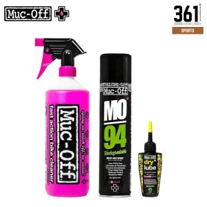 Muc-Off Clean, Protect & Lube Kit (Dry Lube Version)