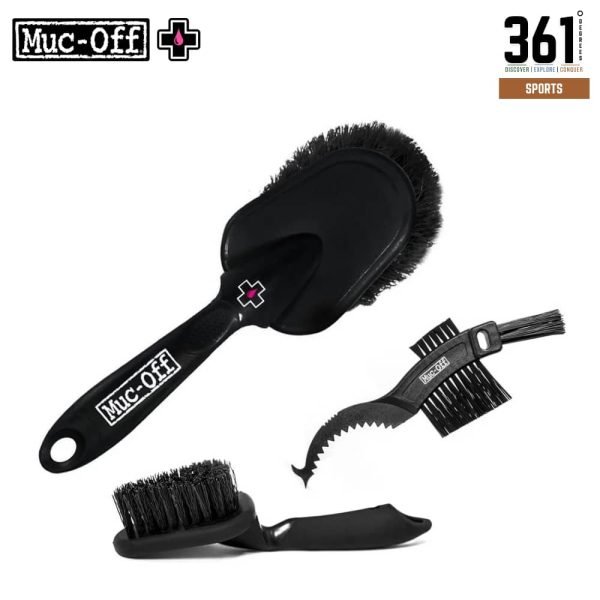 Muc-Off 3 x Premium Brush Set