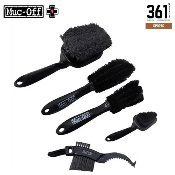 Muc-Off 5 x Premium Brush Set