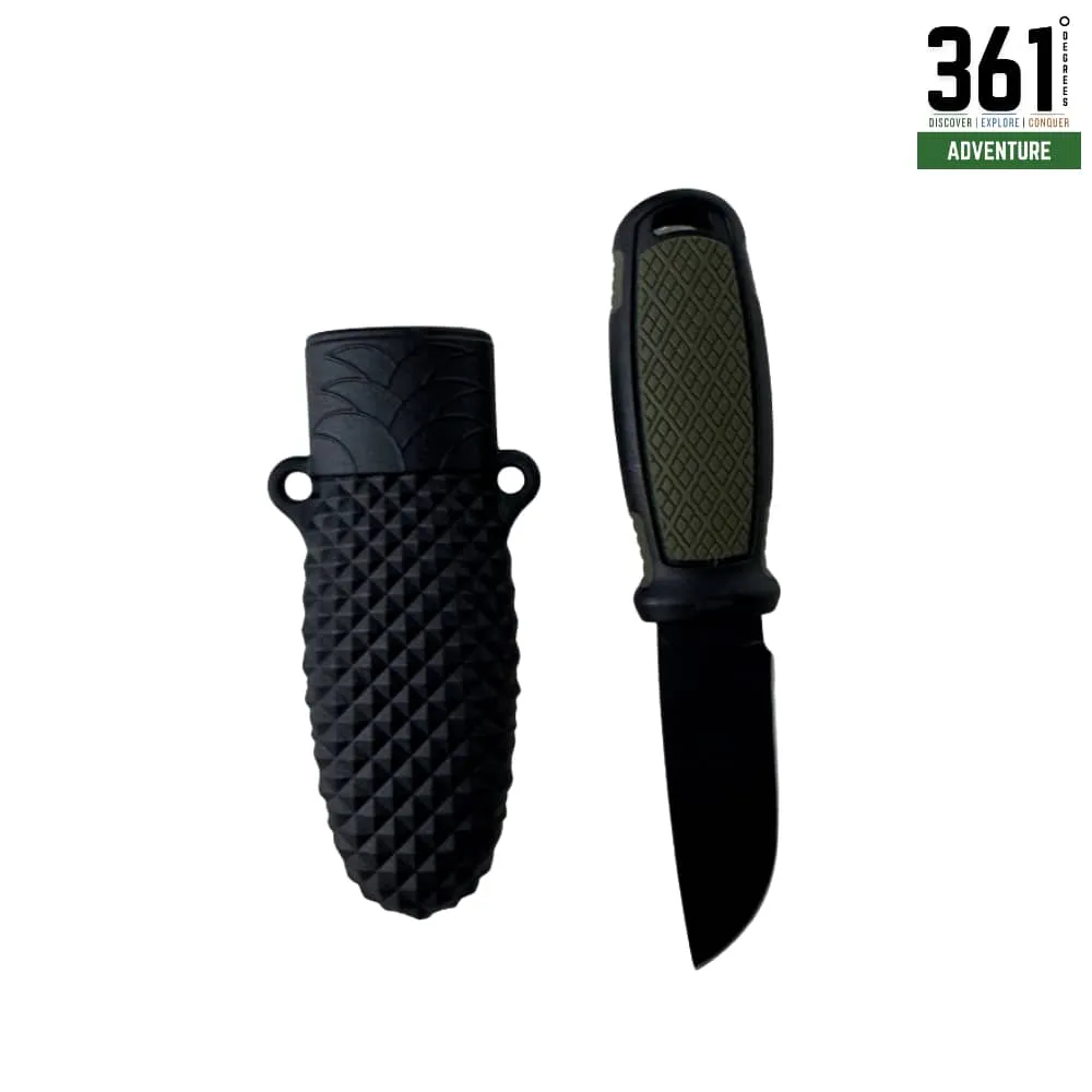 RPG Mini Neck Knife with Sheath – 5.6-Inch Fixed Blade