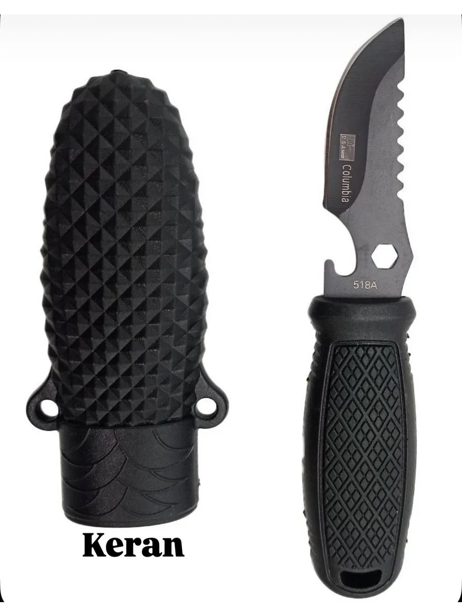RPG Mini Neck Knife with Sheath – 5.6-Inch Fixed Blade