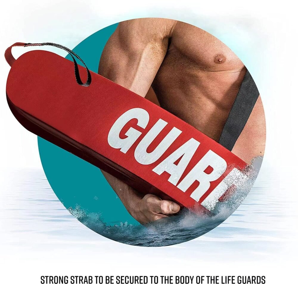 Lifeguard Rescue Tube - Closed-Cell Foam with Tow Strap and Shoulder Line
