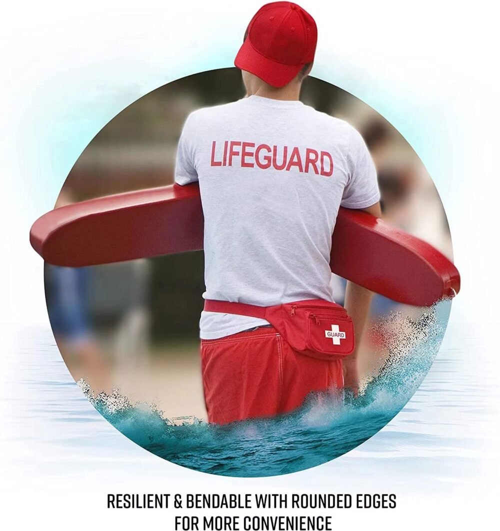 Lifeguard Rescue Tube - Closed-Cell Foam with Tow Strap and Shoulder Line