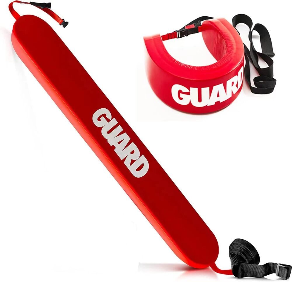 Lifeguard Rescue Tube - Closed-Cell Foam with Tow Strap and Shoulder Line