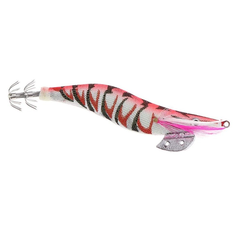 Luminous Squid Jig - Artificial Shrimp Lure with Glow Tail