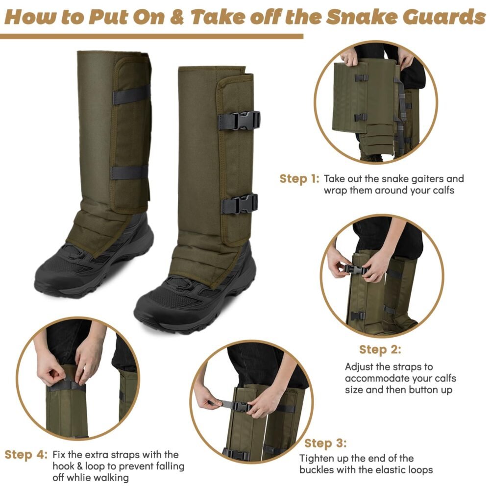 Snake Gaiters Leg Guards