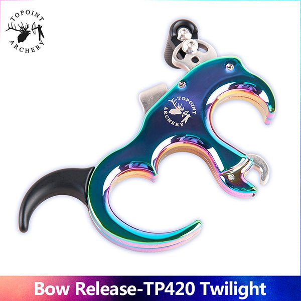 Topoint TP420 Thumb Release Aid - CNC Aluminium, 4-Finger, Black