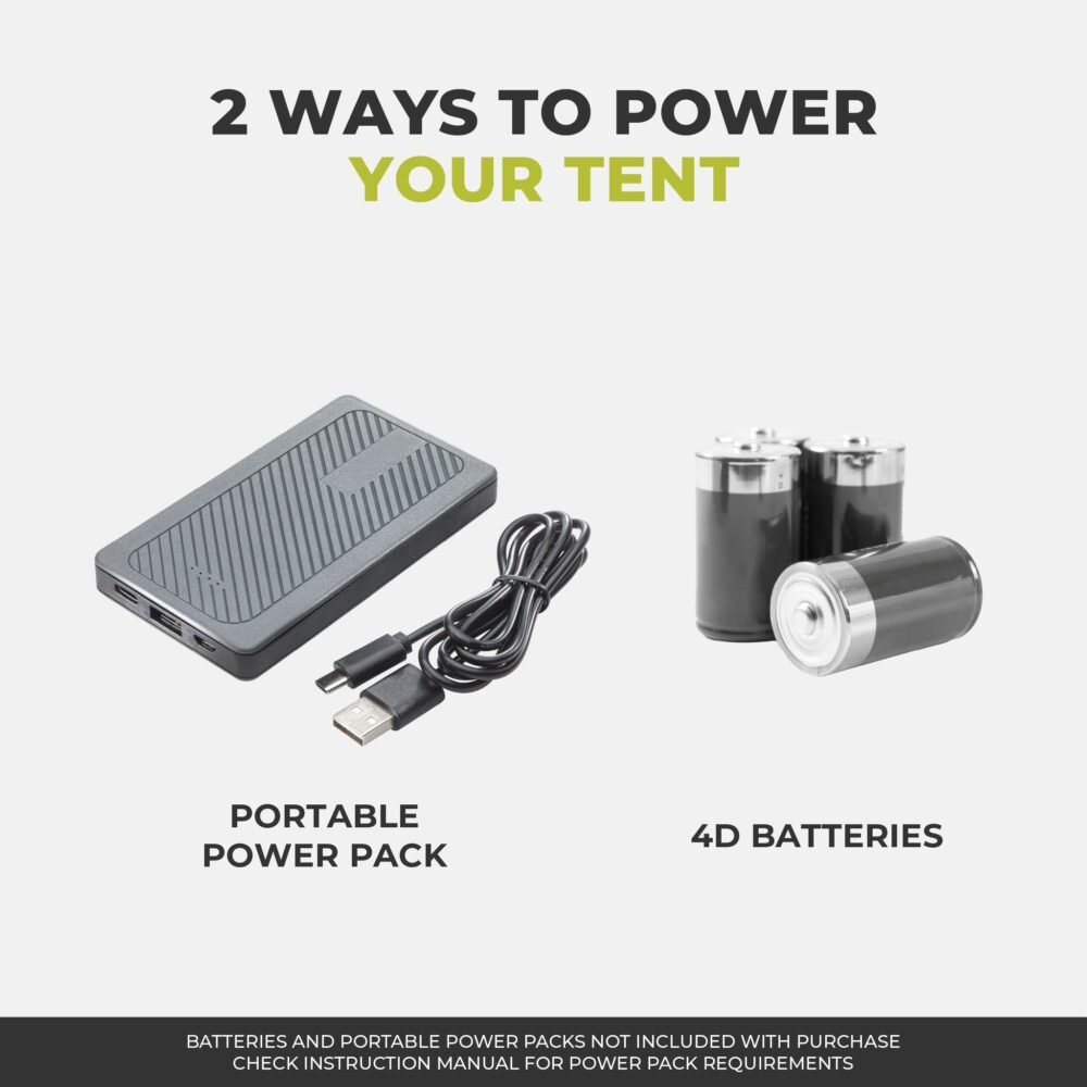 CORE 12 Person Lighted Instant Cabin Tent 18' x 10' – Model 40064