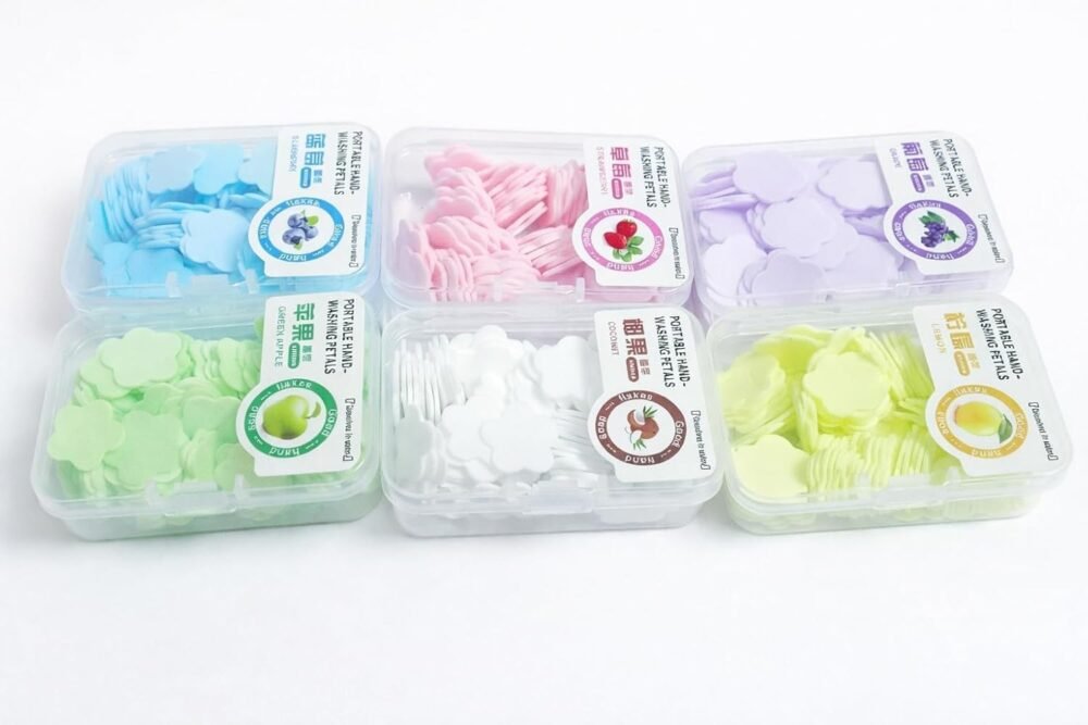 Dissolvable Hand Wash Soap Sheets - 6 Packs of Approx. 100