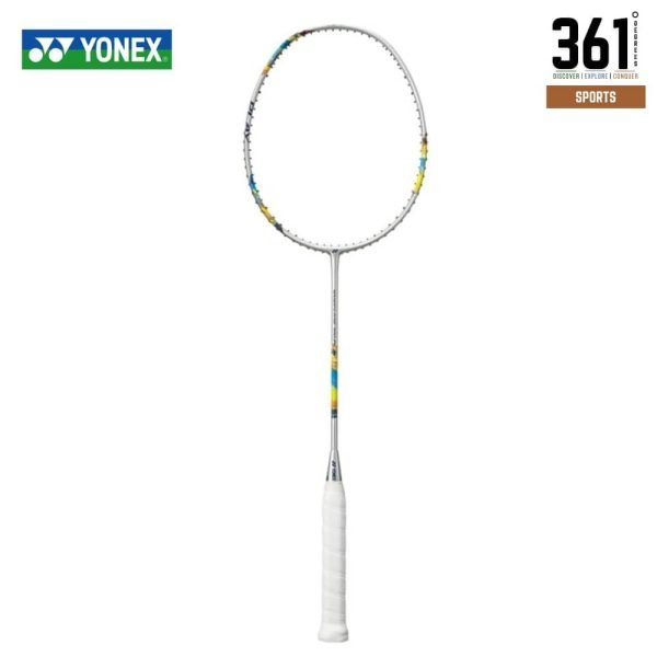 YONEX NANOFLARE 700 PLAY Badminton Racket – Silver / Sky Blue