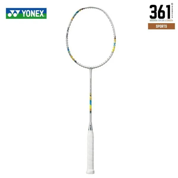 Yonex Nanoflare 700 Play Badminton Racket - Silver / Sky Blue, 4U G5