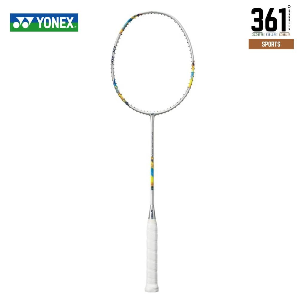 YONEX NANOFLARE 700 PLAY Badminton Racket – Silver / Sky Blue