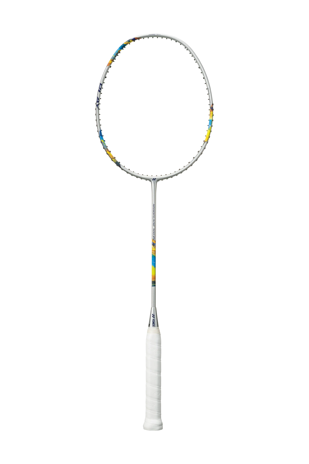 Yonex Nanoflare 700 Play Badminton Racket - Silver / Sky Blue, 4U G5